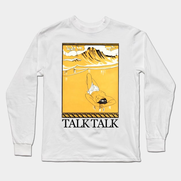 Talk Talk  • • •  Retro Style Aesthetic Design Long Sleeve T-Shirt by unknown_pleasures